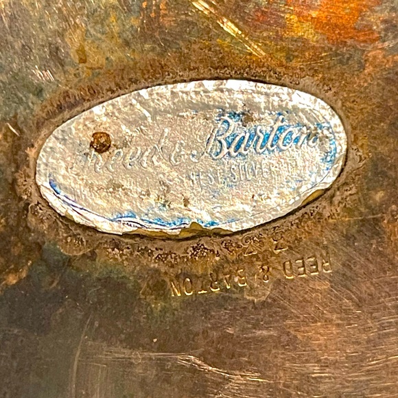 VTG Reed & Barton Epergne Candelabra Silver-Plate Centerpiece Candle Holder MCM - Picture 3 of 5